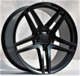Mercedes Benz CL65 II AMG Style Wheels - 20" Satin Black Staggered Set